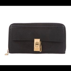 Chloe Black Leather Drew Wallet - image 1